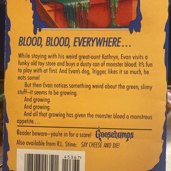 Vintage Book-Goosebumps Monster Blood 1992-RL Stine - Picture 3 of 4